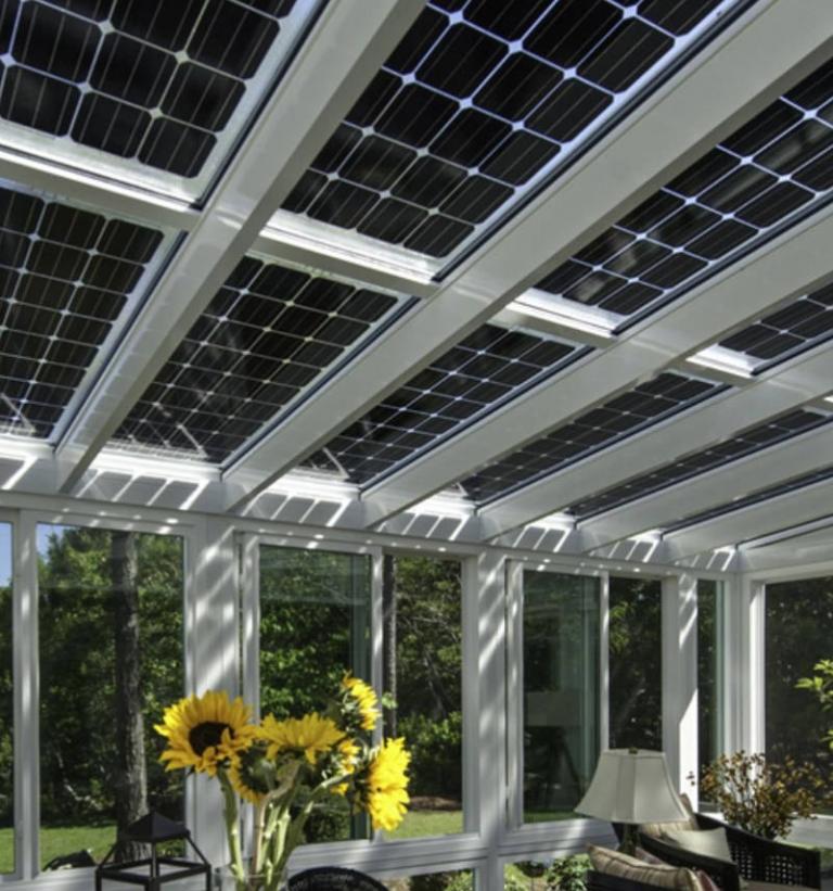 Photovoltaics in the winter garden